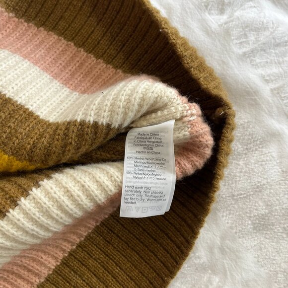 Madewell striped merino wool crewneck sweater - Picture 5 of 5